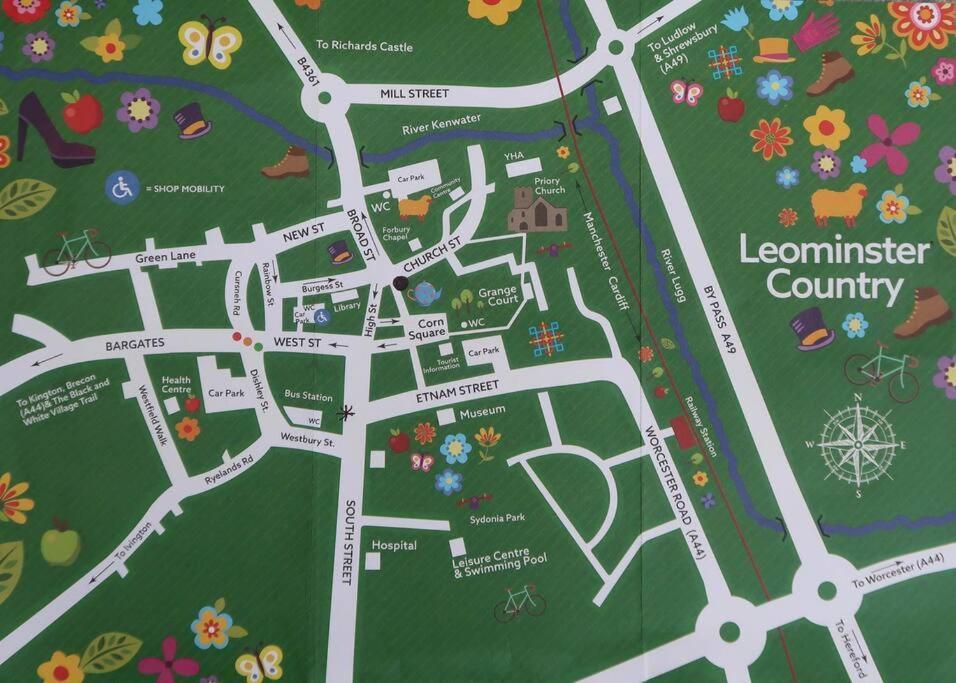 Medieval Roots And Harry Potter Townhouse - Hiking Near Ludlow Leominster Exteriér fotografie